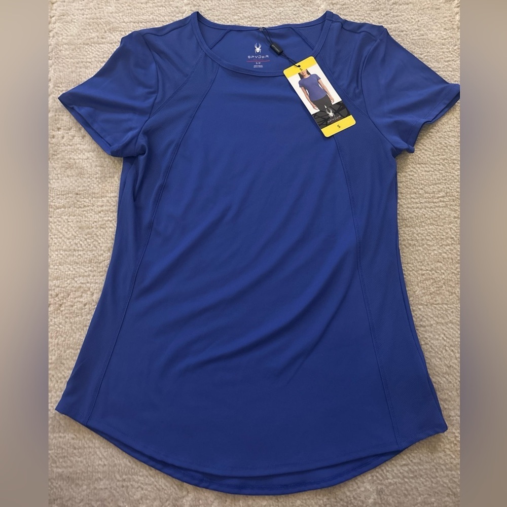 Spyder Women's Blue Short Sleeve Tee